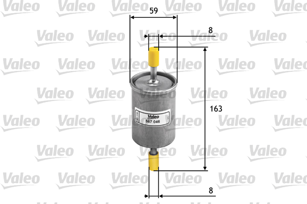 Valeo Brandstoffilter 587046