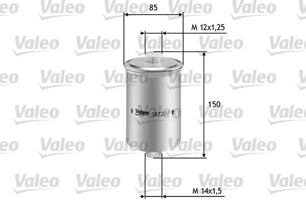 Valeo Brandstoffilter 587202