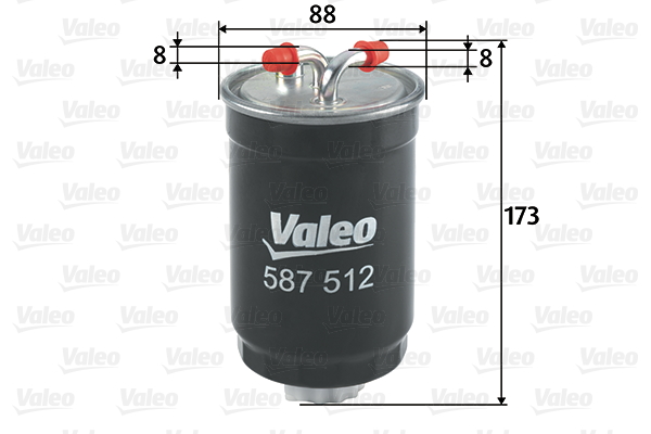 Valeo Brandstoffilter 587512