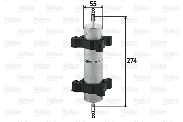 Brandstoffilter Valeo 587514