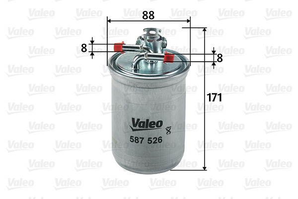 Brandstoffilter Valeo 587526