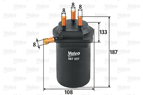 Valeo Brandstoffilter 587531