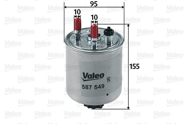Brandstoffilter Valeo 587549