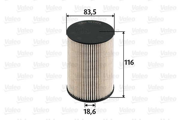 Valeo Brandstoffilter 587919