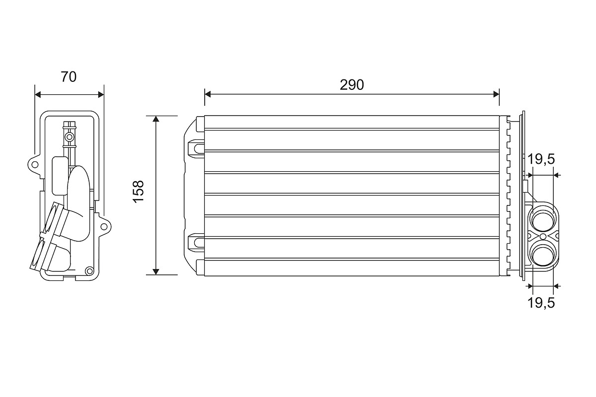 Valeo Kachelradiateur 812212