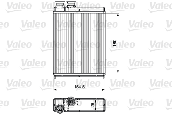 Kachelradiateur Valeo 811517