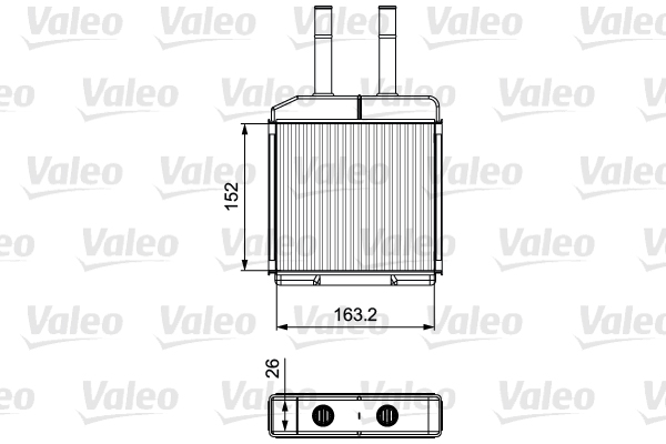 Kachelradiateur Valeo 811522