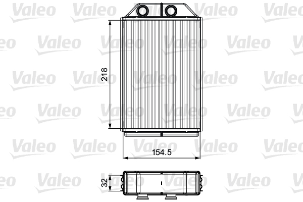 Kachelradiateur Valeo 811530