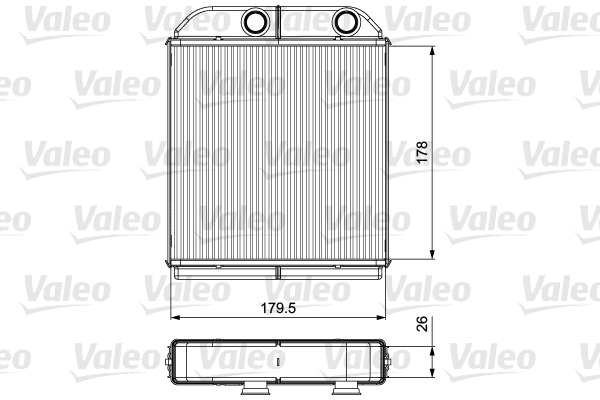 Kachelradiateur Valeo 811538