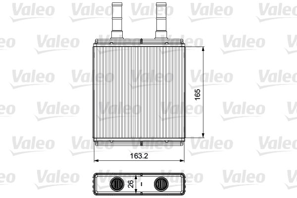 Kachelradiateur Valeo 812427