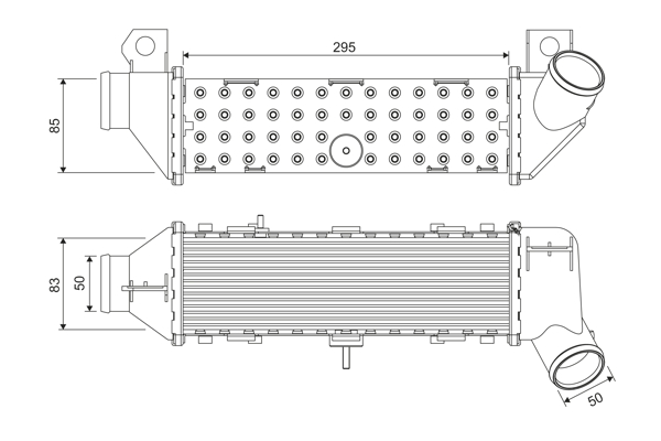 Interkoeler Valeo 817766