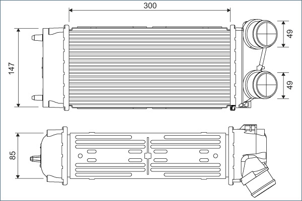 Interkoeler Valeo 817845