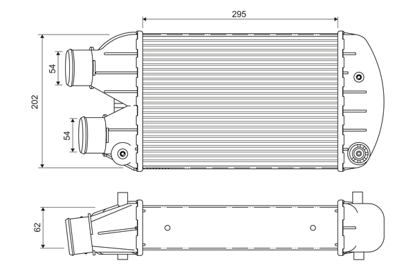 Interkoeler Valeo 817881