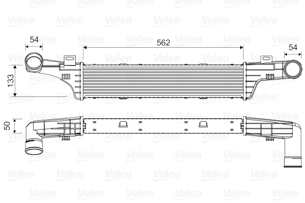 Interkoeler Valeo 817905