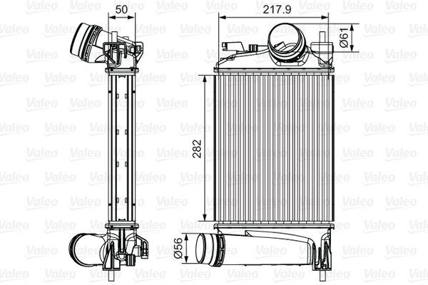 Interkoeler Valeo 818294