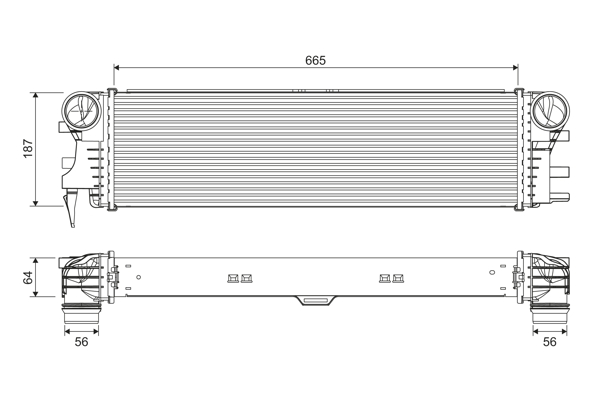 Interkoeler Valeo 818311