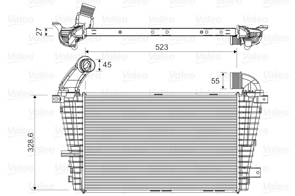 Interkoeler Valeo 818328