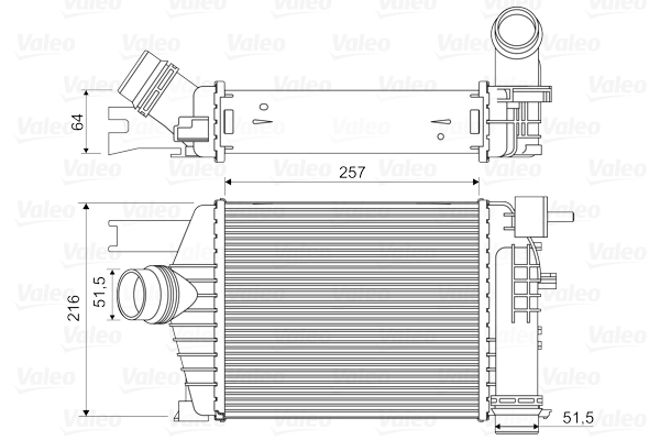 Interkoeler Valeo 818343