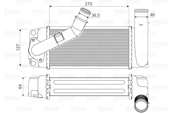 Interkoeler Valeo 818351