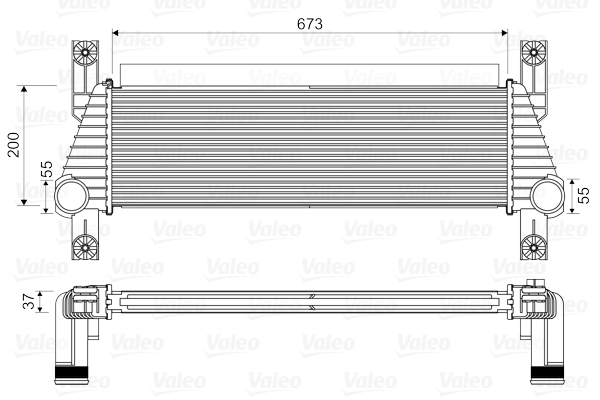 Interkoeler Valeo 818352