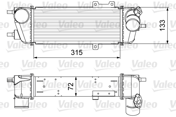 Interkoeler Valeo 818361