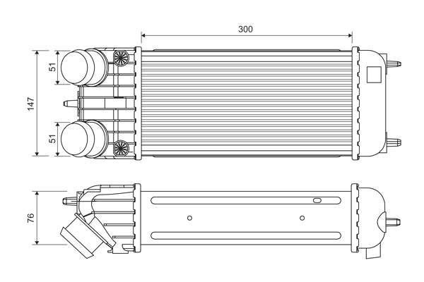 Interkoeler Valeo 818385