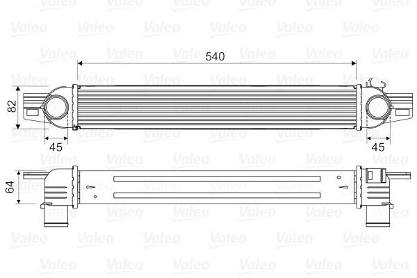 Interkoeler Valeo 818545