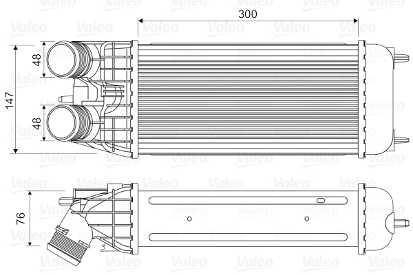 Interkoeler Valeo 818547