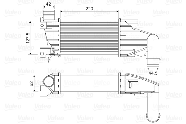 Interkoeler Valeo 818555