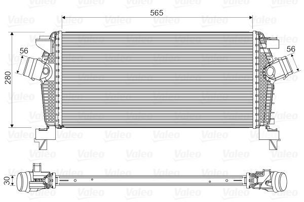 Interkoeler Valeo 818565