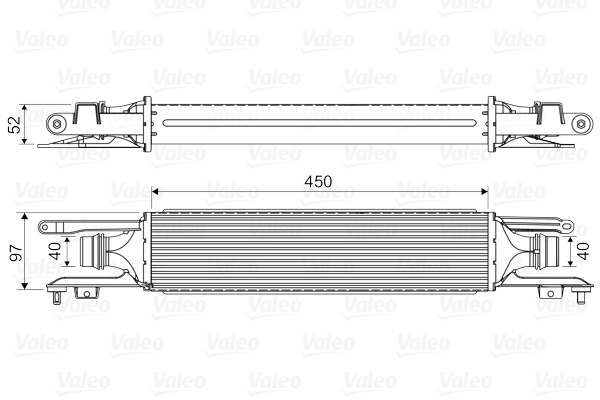 Interkoeler Valeo 818577
