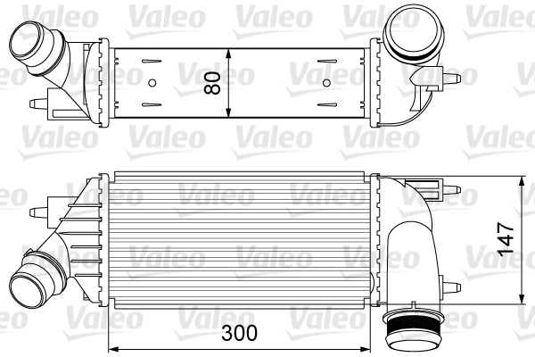 Interkoeler Valeo 818583