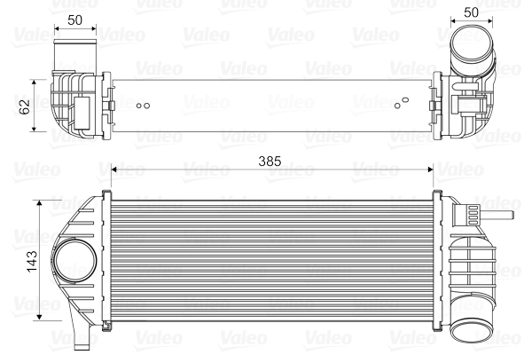 Interkoeler Valeo 818584