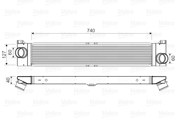 Interkoeler Valeo 818586