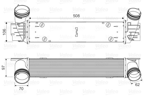 Interkoeler Valeo 818594