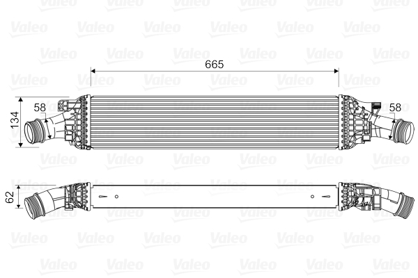 Interkoeler Valeo 818601