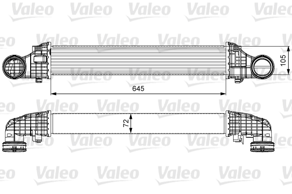 Interkoeler Valeo 818606