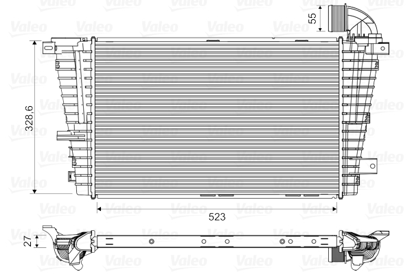 Interkoeler Valeo 818614