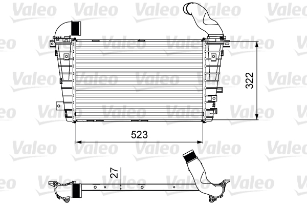 Interkoeler Valeo 818615