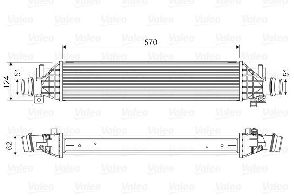 Interkoeler Valeo 818629