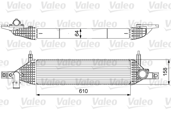 Interkoeler Valeo 818633