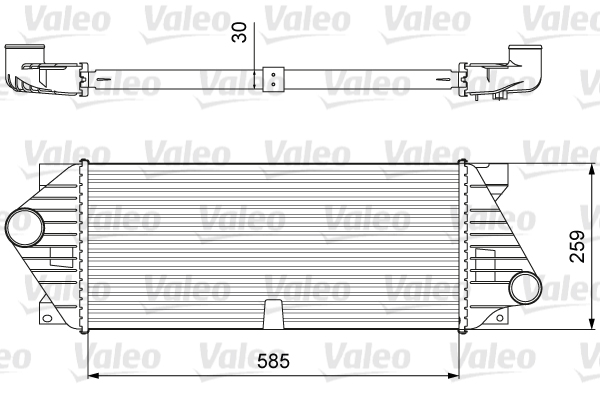 Interkoeler Valeo 818635