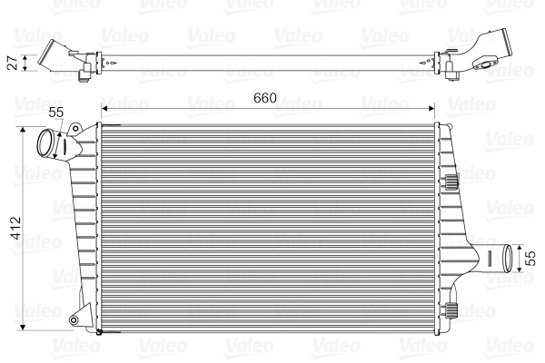 Interkoeler Valeo 818657