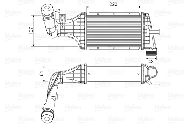 Interkoeler Valeo 818660