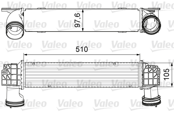 Interkoeler Valeo 818664