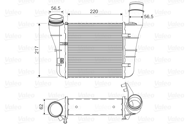 Interkoeler Valeo 818669