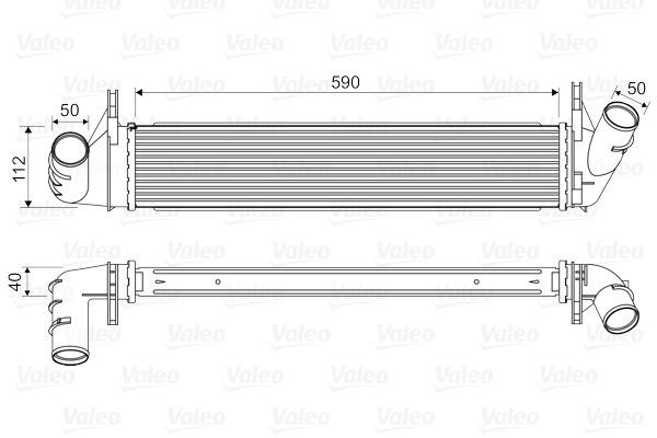 Interkoeler Valeo 818678