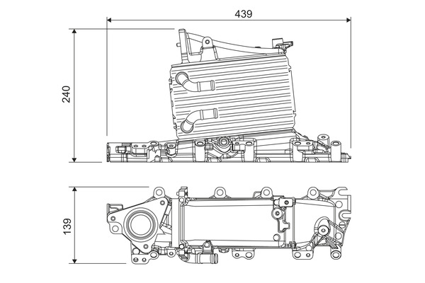 Interkoeler Valeo 818683