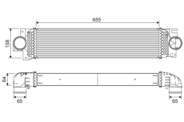 Interkoeler Valeo 818687