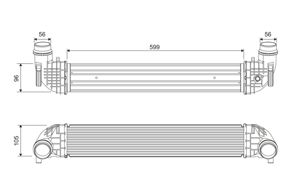 Interkoeler Valeo 818690